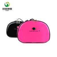 professional large beauty brush travel bag make up case with mirror