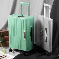 Creative Foldable Luggage 20 Inch Caster Wheels Carry On Suitcase Trolley Case Luggage With TSA Combination Lock Free Shipping