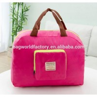 foldable outside pocket traveling bag duffle bag foldable