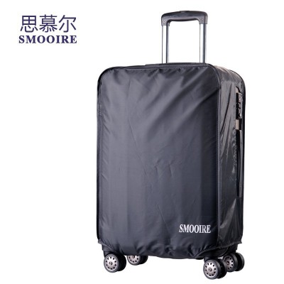 custom logo and material polyester plastic protective luggage cover